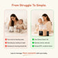 PortaPure 6 in 1 Steam Sterilizer  with Remote Control | Baby Bottle Sterilizer, Breast milk thawing ,Travel Friendly | For Bottles, Pump Parts & Baby accessories