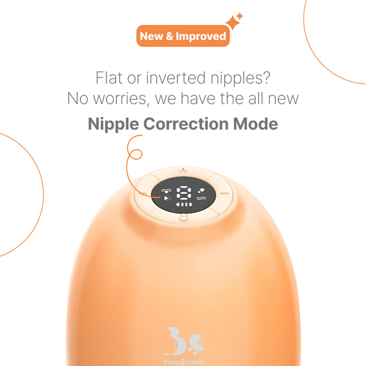 PumpNGo - GenZ Invisible Pumping Anytime Anywhere... (Whisper Quiet Technology, Painfree Latch Technology, Automatic Nipple Corrector