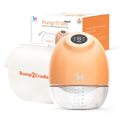 PumpNGo - GenZ Invisible Pumping Anytime Anywhere... (Whisper Quiet Technology, Painfree Latch Technology, Automatic Nipple Corrector