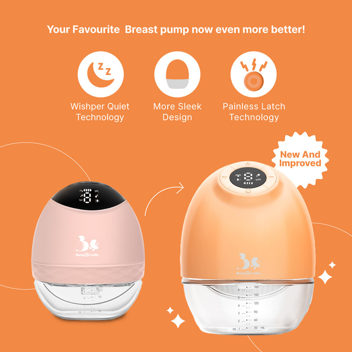 PumpNGo - GenZ Invisible Pumping Anytime Anywhere... (Whisper Quiet Technology, Painfree Latch Technology, Automatic Nipple Corrector