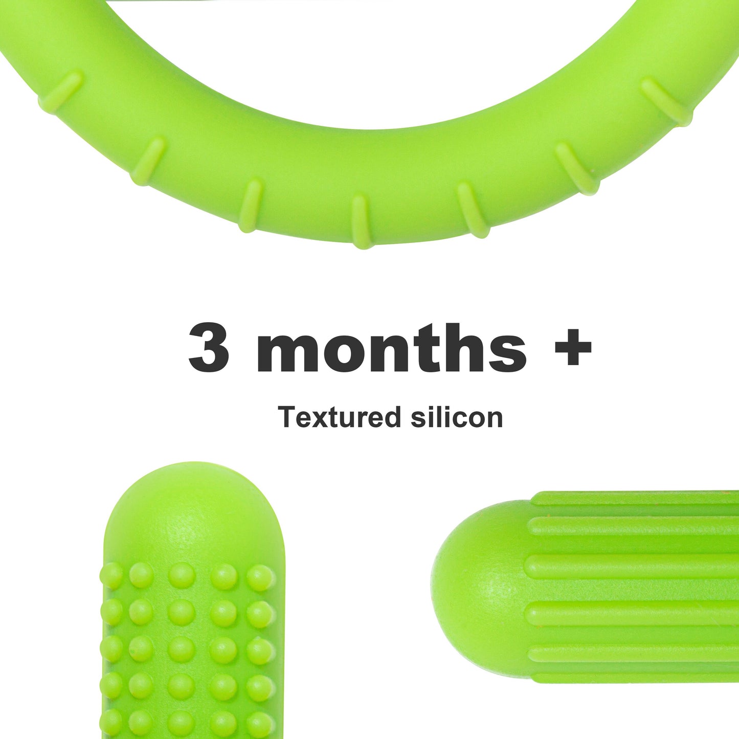 Gum Soothing Silicone Teether for Little Teeth Bump2Cradle