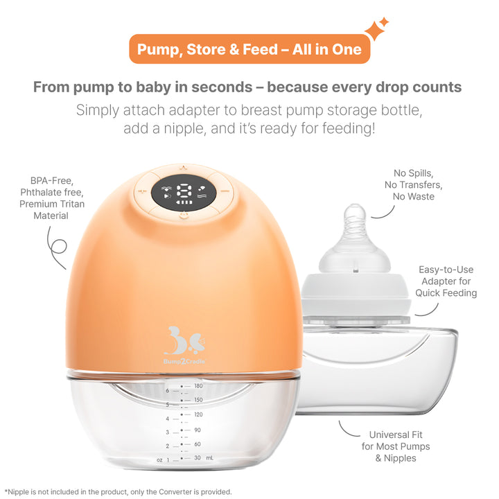 PumpNGo - GenZ Invisible Pumping Anytime Anywhere... (Whisper Quiet Technology, Painfree Latch Technology, Automatic Nipple Corrector