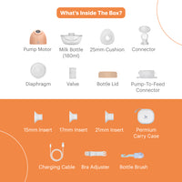 PumpNGo - GenZ Invisible Pumping Anytime Anywhere... (Whisper Quiet Technology, Painfree Latch Technology, Automatic Nipple Corrector