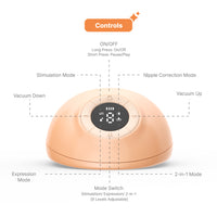 PumpNGo - GenZ Invisible Pumping Anytime Anywhere... (Whisper Quiet Technology, Painfree Latch Technology, Automatic Nipple Corrector