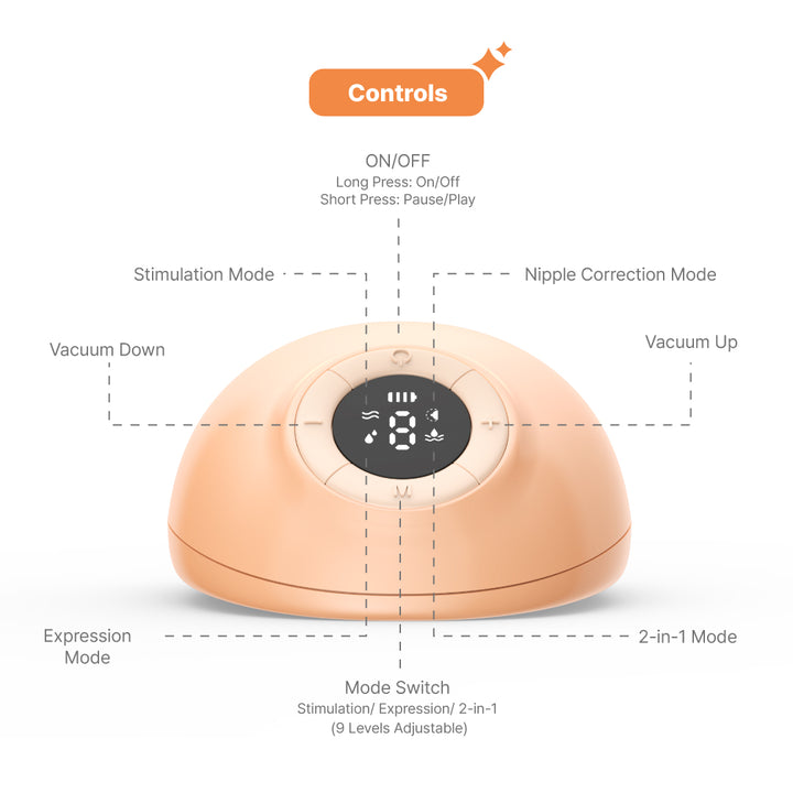 PumpNGo - GenZ Invisible Pumping Anytime Anywhere... (Whisper Quiet Technology, Painfree Latch Technology, Automatic Nipple Corrector
