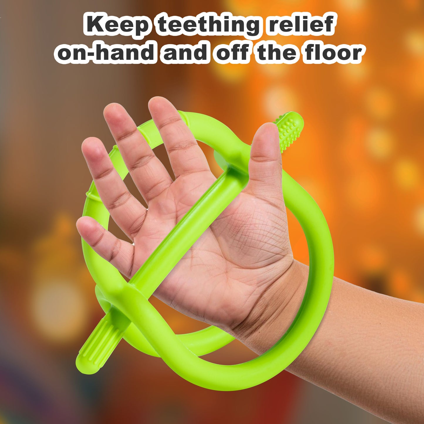 Gum Soothing Silicone Teether for Little Teeth Bump2Cradle