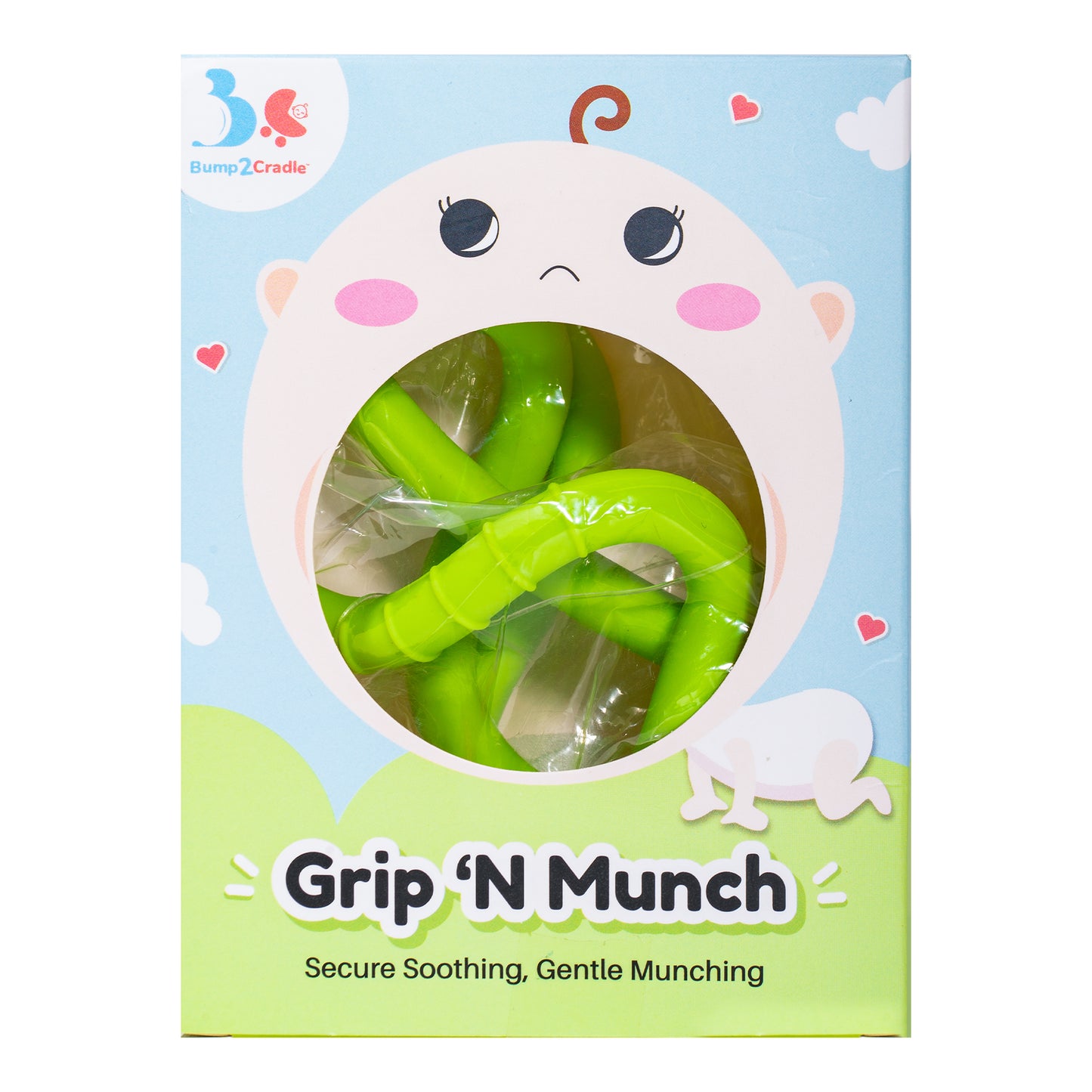 Gum Soothing Silicone Teether for Little Teeth Bump2Cradle