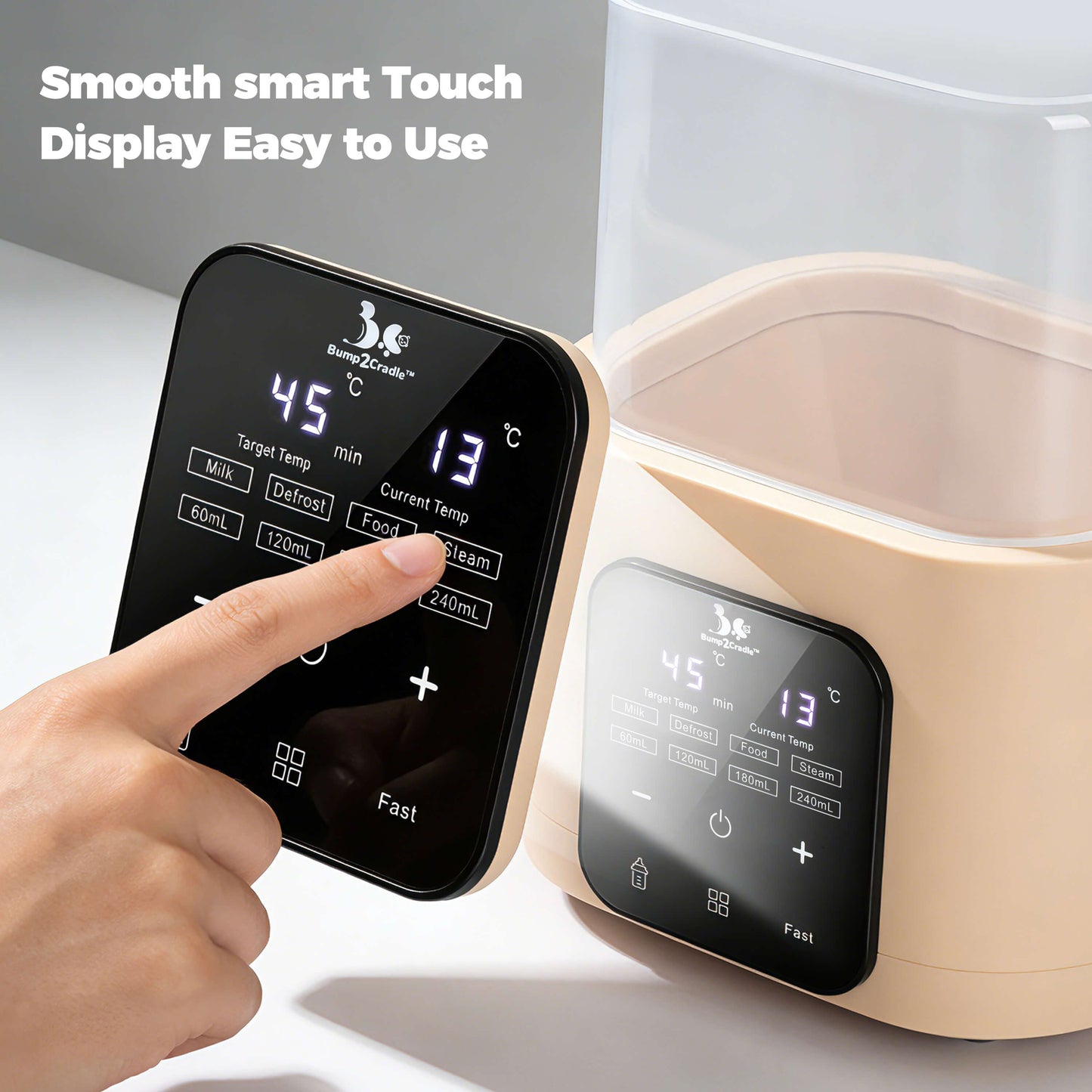 PortaPure 6-in-1 Baby Bottle & Breast Pump Sterilizer with Remote Control | Sterilize, Thaw & Travel-Friendly