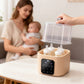 PortaPure 6-in-1 Baby Bottle & Breast Pump Sterilizer with Remote Control | Sterilize, Thaw & Travel-Friendly