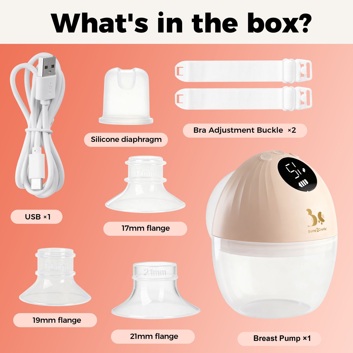 PumpNGo Lite™ Silicone Wearable Breast Pump